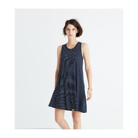 Madewell Dresses & Skirts - Madewell highpoint chevron stripe tank dress made of supersoft jersey - XS